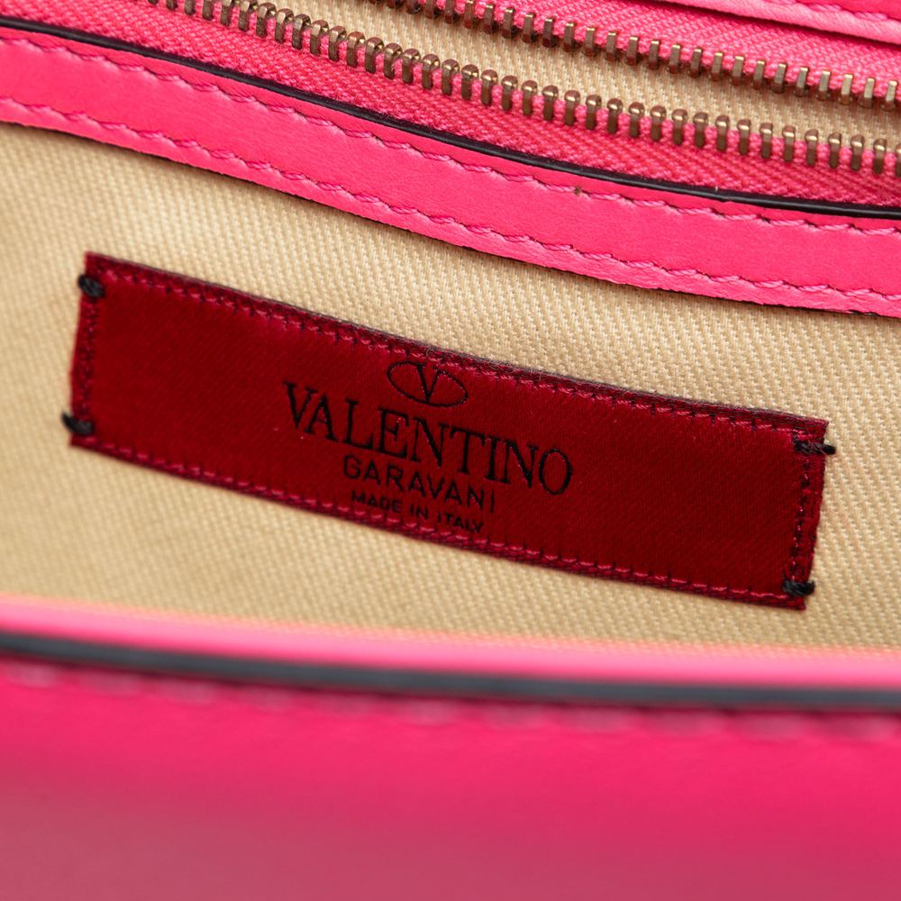 Pre-Loved Valentino Small Rockstud Glam Lock Crossbody - Picture 5 of 8